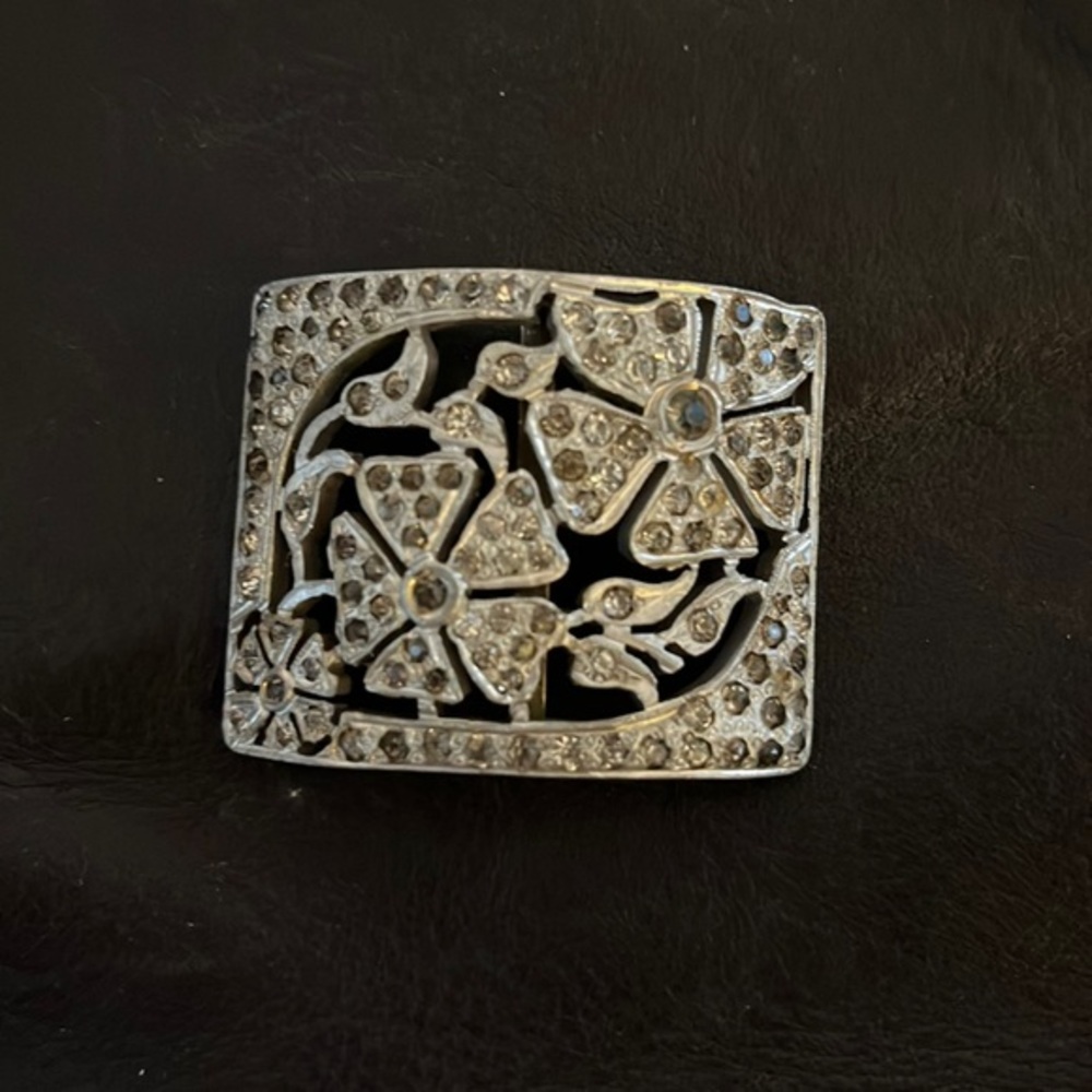 Scarf Slide Vintage‎ Square with Rhinestones